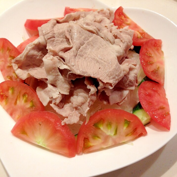 夏の定番!冷しゃぶサラダ
